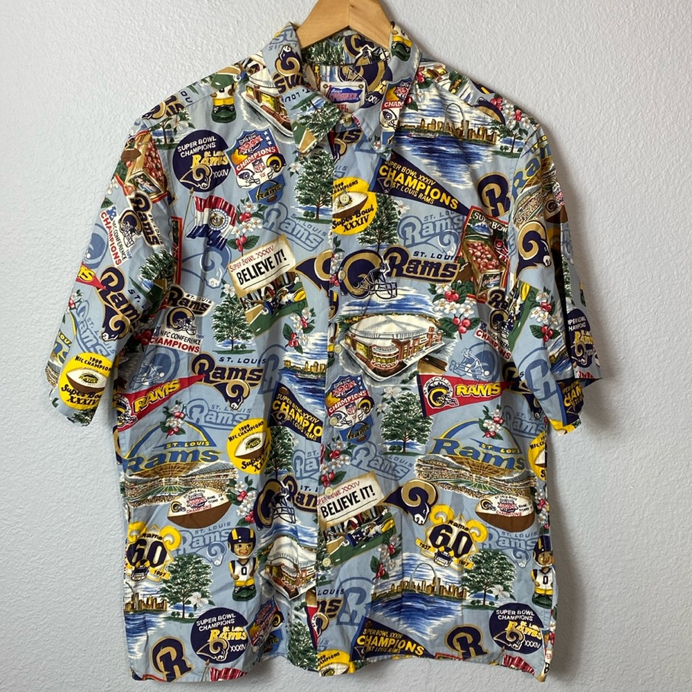 Vintage Reyn Spooner NFL‎ Super Bowl Shirt